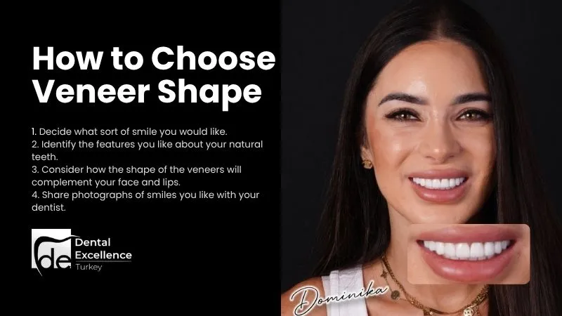 Choosing a natural veneer shape